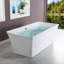 Baignoire de trempage autoportante en acrylique 59 po. X 30 po.-59001519
