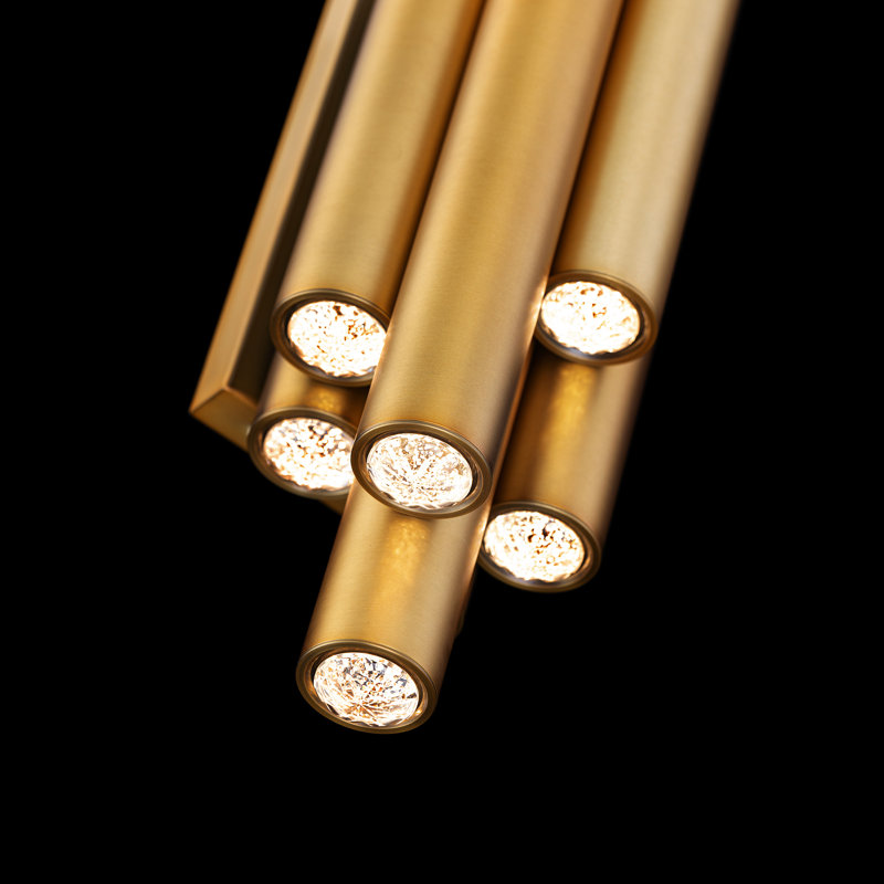 Silo 14 - Light LED Armed Sconce, Aged Brass