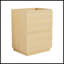 Meuble-lavabo autoportant de 24 po avec deux tiroirs, bois d'ingénierie durable, solution de rangement spacieuse et élégante