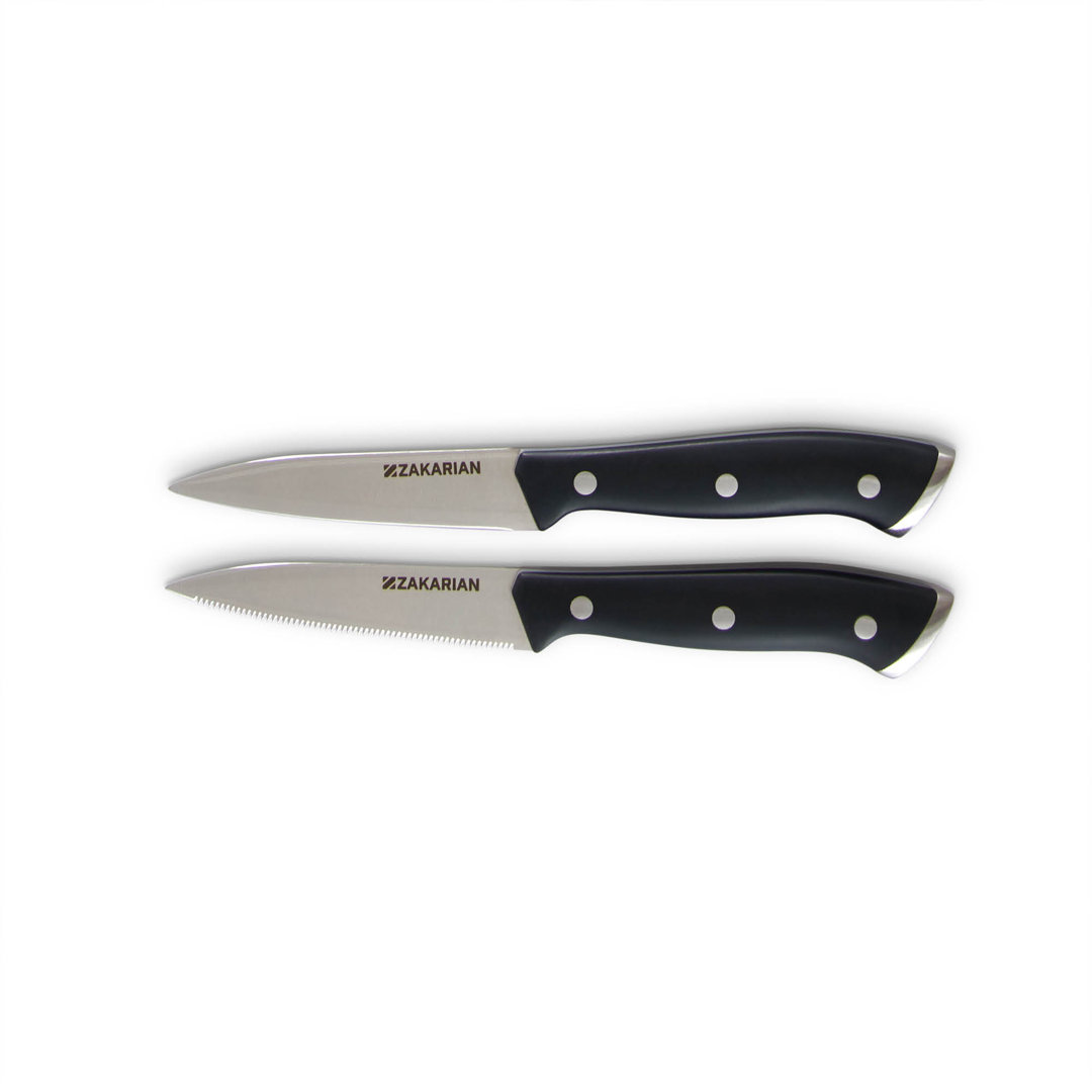 Zakarian by Dash 2 Piece Paring Knife Set DASH Handle 