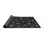 Tapis contemporain noir / rouge-2061872829