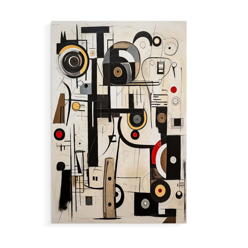 Série ABSTRACT DII - Impression sur toile seulement - NON CADRE, H 18 po x l 12 po