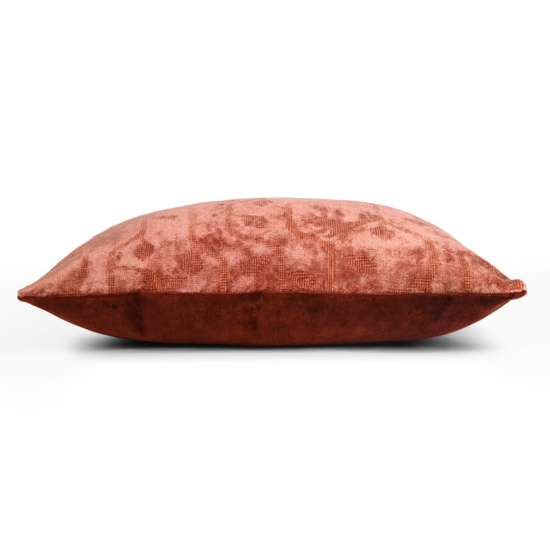 Rousseau Pillow Cover & Insert, Terracotta