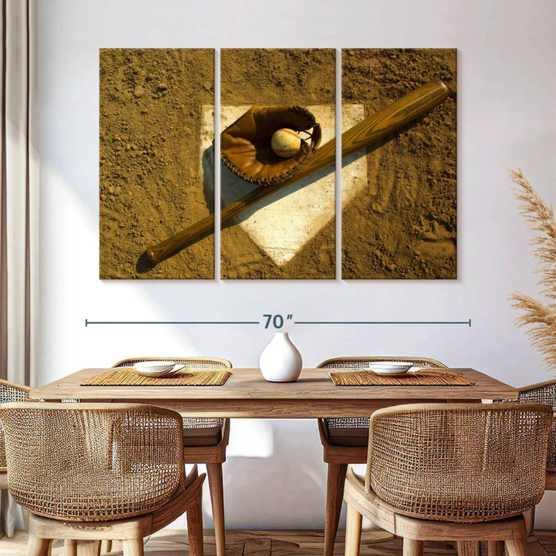 Sireci Baseball Play, 32" H x 50" W