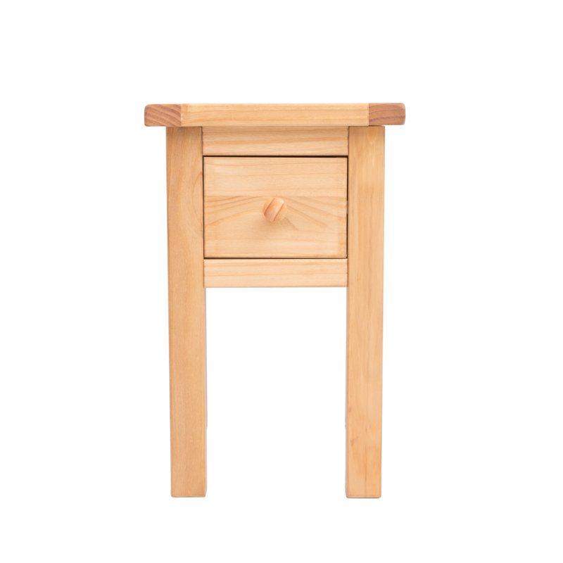 Patmos 35cm W Solid + Manufactured Wood Bedside Table