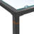 Aileny 42'' Glass Top Console Table-678985732