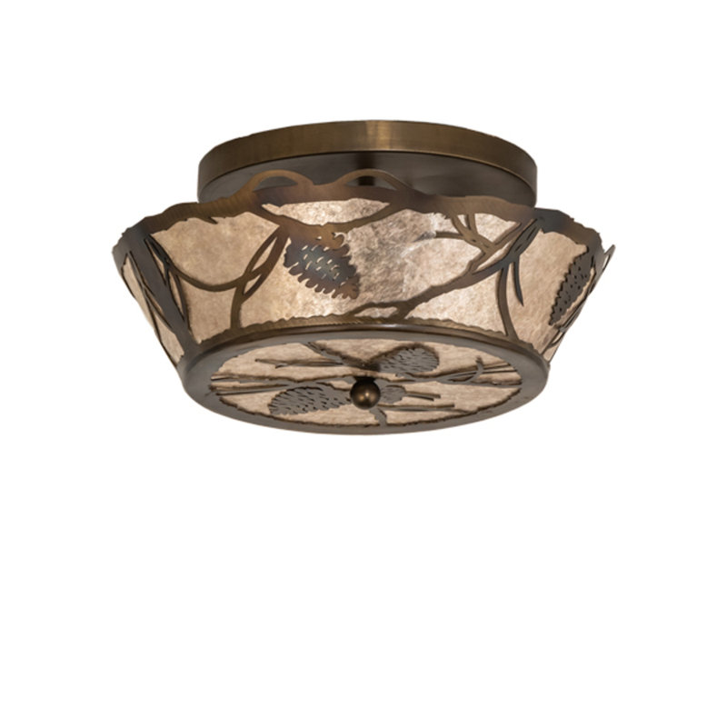 Whispering Pines 2 - Light Semi Flush Mount