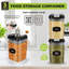 Plastic 3 Piece Storage Jar Set