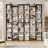 📖✨ 2-Pack 8-Tier Bookcase Set, 21-Cube Storage Bookshelves Unit With Adjustable & Removable Shelves-1542148861