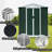 6Ftx4ft Garden Shed With Apex Roof, Aluminum Alloy Construction, And Sliding Door For Storing Tools Metal Frame, Accessories-125768970
