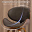 Tabouret de bar et de comptoir pivotant 26 po (ensemble de 3)-490039562