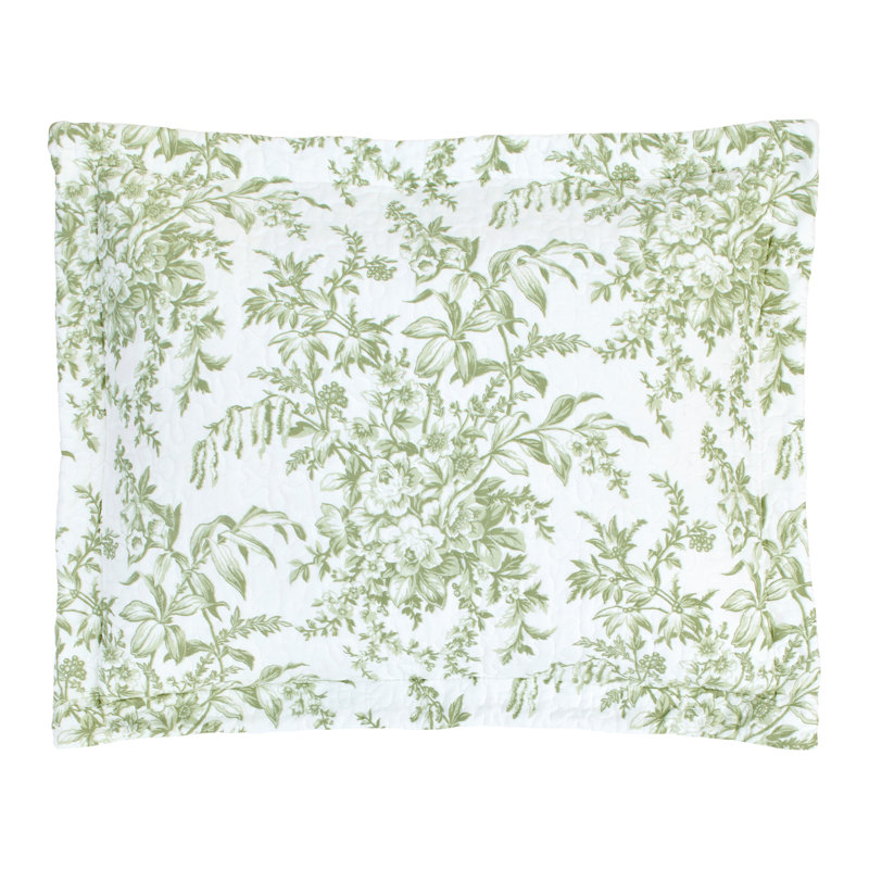 Bedford Twin White Cotton Reversible Quilt Set