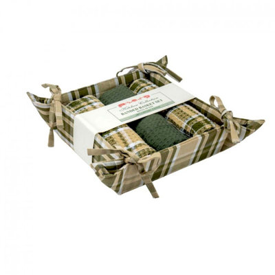 Cotton Waffle Kitchen Towel Linen Set
