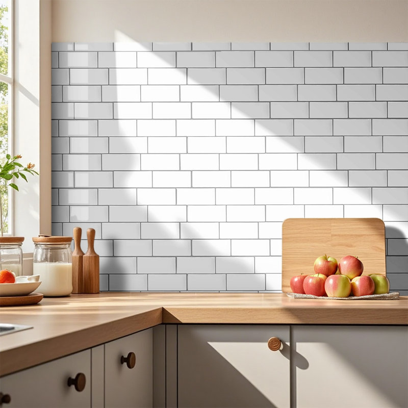 29.4cmx 21.4cm Wallpaper Tile, White