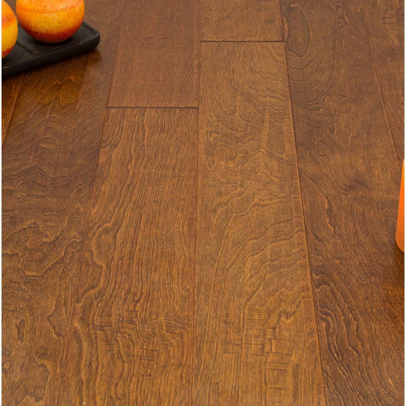 Parquet en bois d'ingénierie Birch Hartford de 0,37 po d'épaisseur x 5 po de largeur