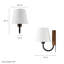 Sunlit Swivel Wall Sconce In Walnut Black-101991441