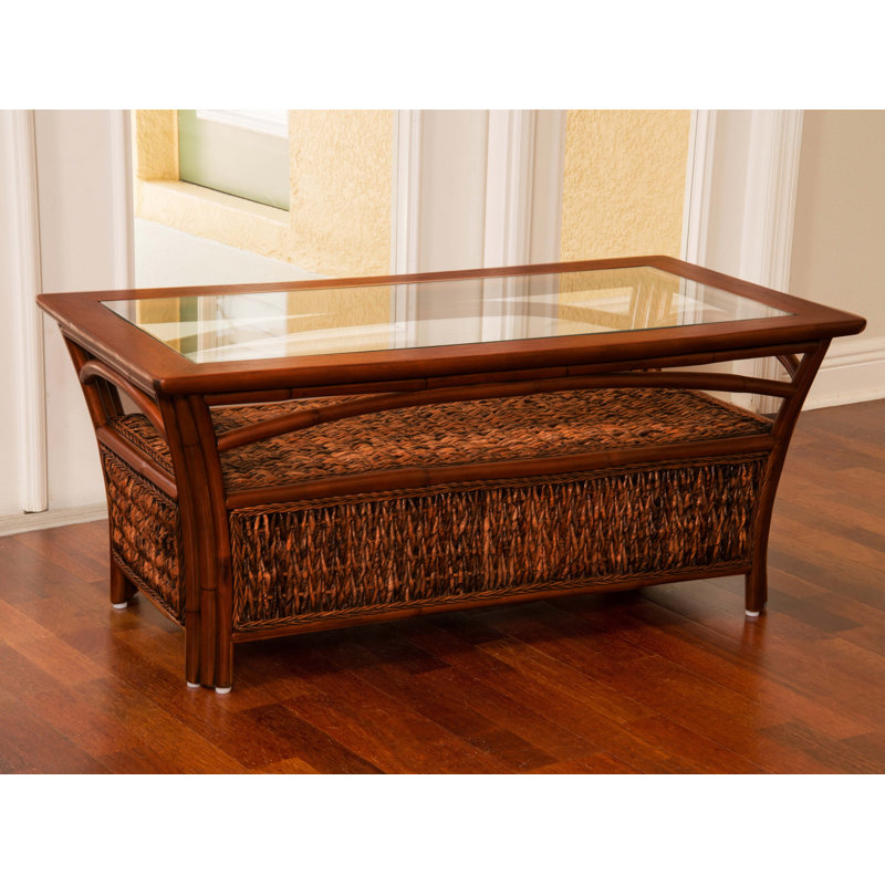 Huffman Glass Top Coffee Table
