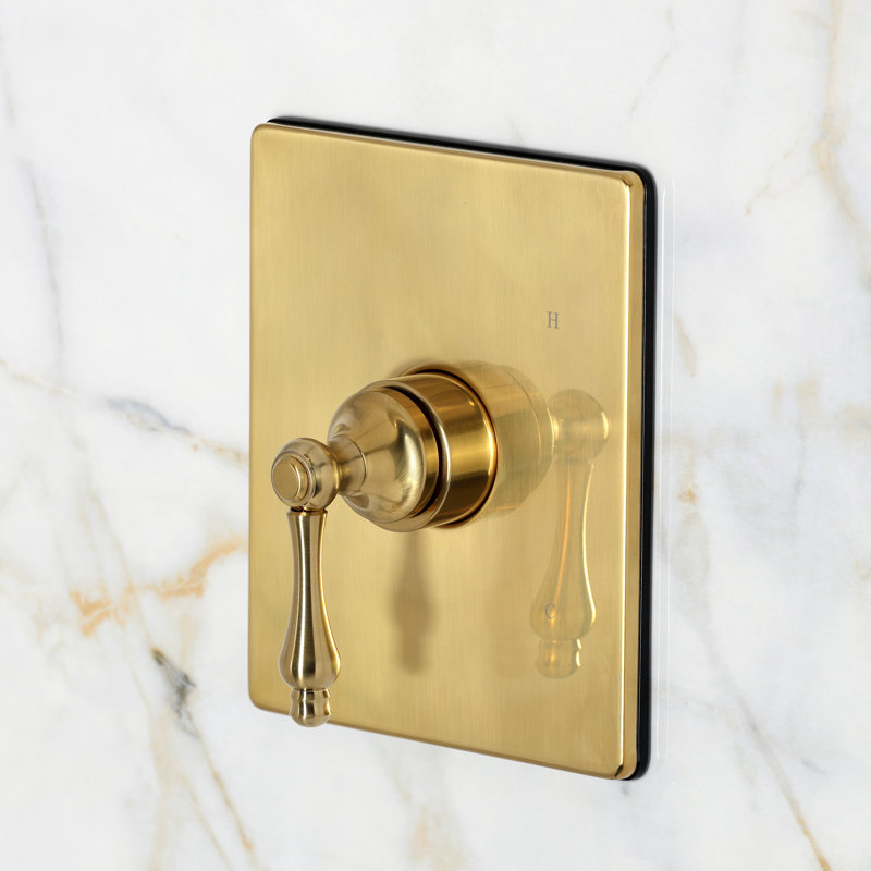 Robinet de douche à pression équilibrée Kingston, Laiton brossé