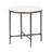 Naquita Modern Bronzed Metal Round Side Table