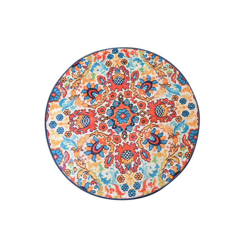 Bauder Oriental Shag Area Rug, Round 100cm
