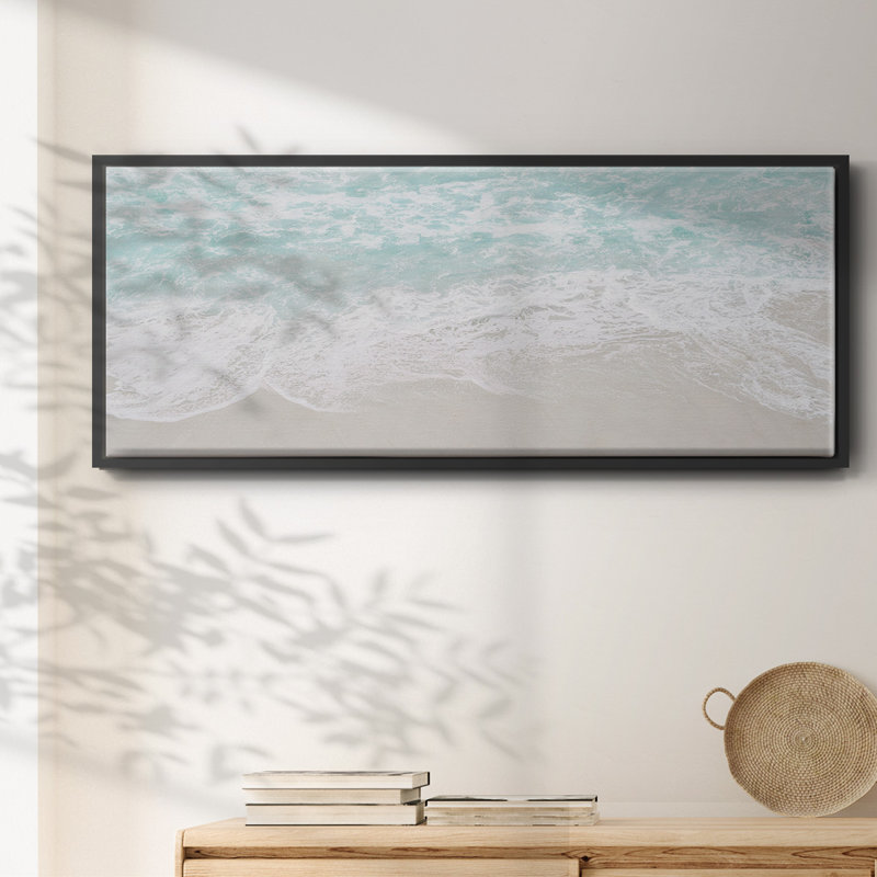 Bord de mer - toile encadrée, H 24 po x l 60 po