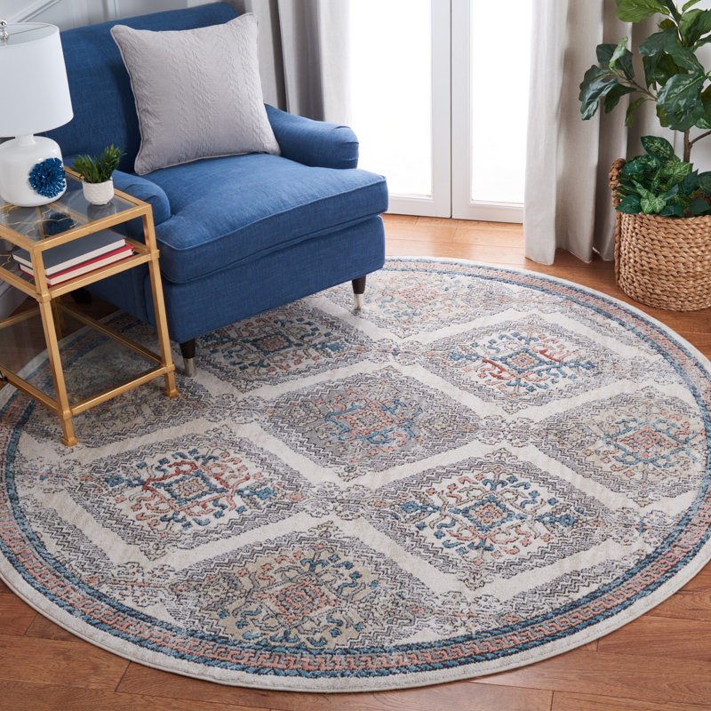 Domenic 800 Performance Oriental Rug, Round 6'7"