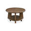 Table basse ovale avec roulettes