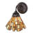 8" Wide Delta Jadestone Wall Sconce