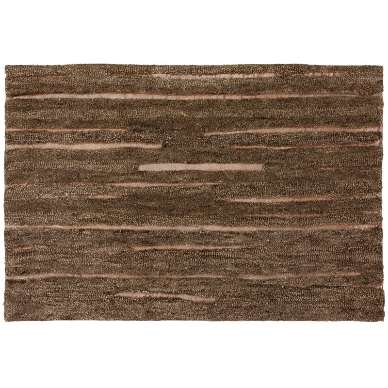 Addison Dazzle Modern Hand Spun Pecan, Rectangle 2' x 3'