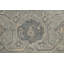 Tapis bleu clair / ivoire en laine Ziegler