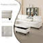 Canapé modulaire en cuir synthétique 3 pièces-824891738
