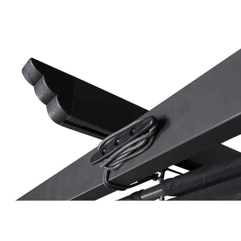Hales Black Aluminum Roof for Pergola, Black