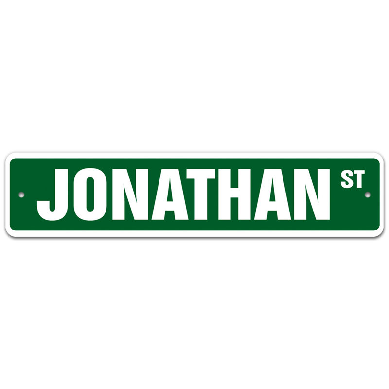 Plaque de rue Ingalls, H 6 po x l 24 po x P 0,1 po