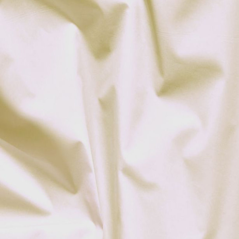 300TC Percale Solid Cotton 4 Piece Sheet Set Fitted Sheet Fits Upto 16" Deep Pocket, Ivory, Twin Sheet Set