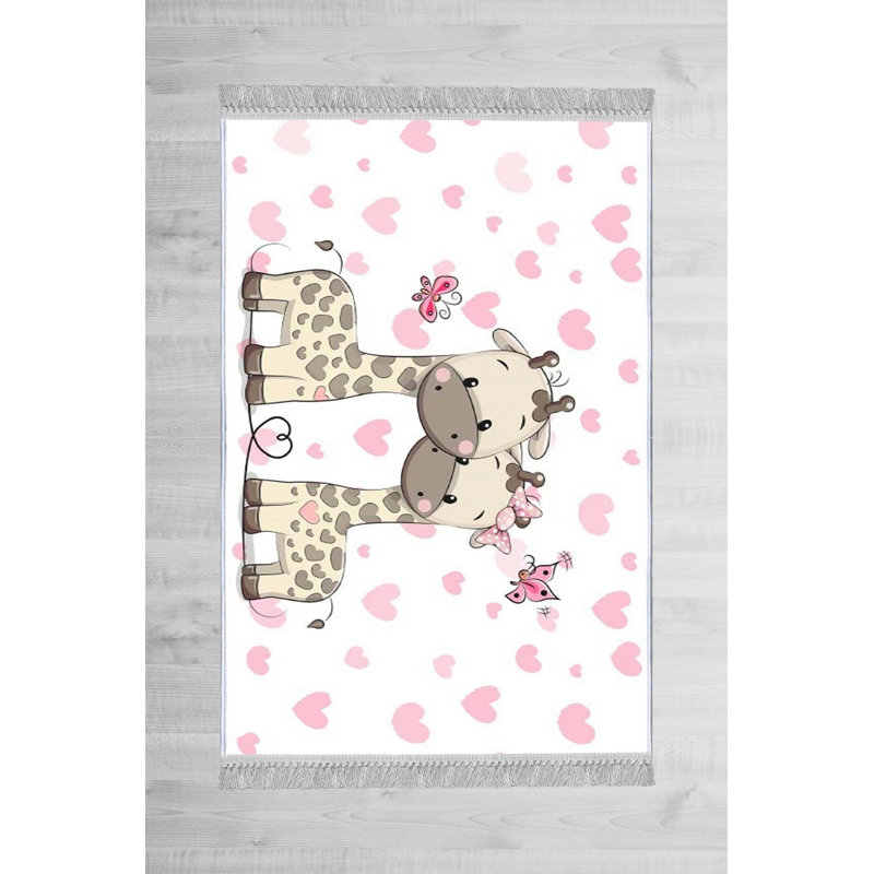 Blandy Kilim Beige/Grey/Pink Rug, Rectangle 180 x 280cm