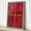 Four Red Fragments Industrial - Wrapped Canvas-1099550680-1099550675