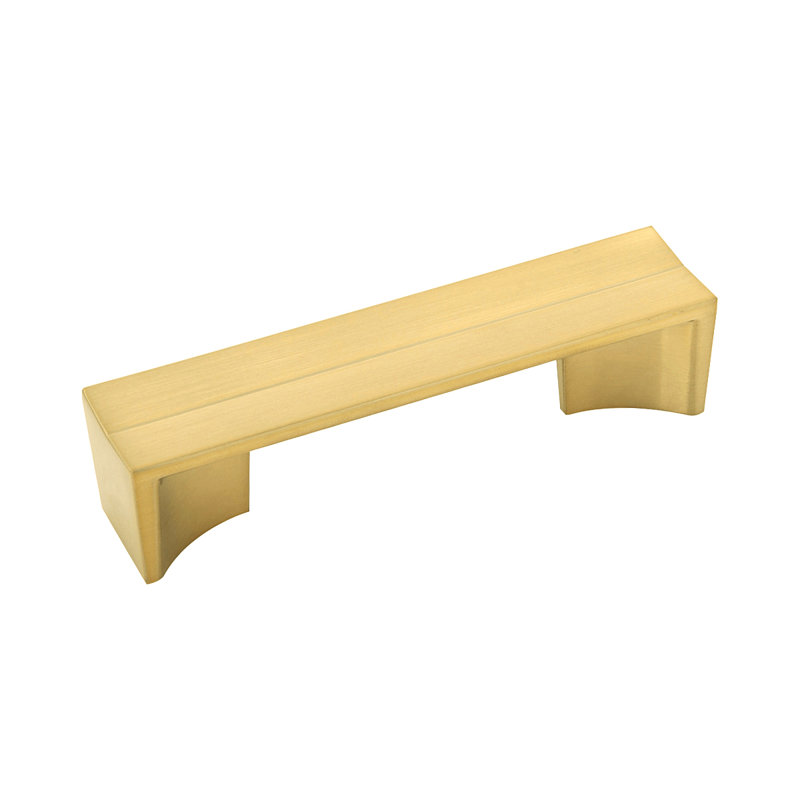 Avenue Collection Pull, Brushed Golden Brass, 3 3/4"