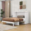 Grand lit escamotable en bois avec tiroirs-129886664