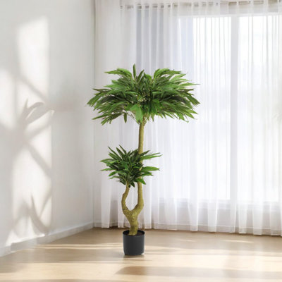 5FT Long Willow Buds Artificial Green Plants – Home Landing Flower Decoration