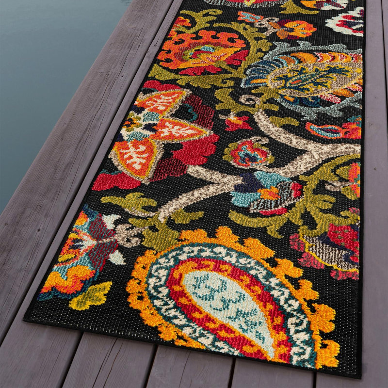 Tapis Bungalow Rose Nahla Caimin, Tapis de couloir 2 pi x 6 pi 1 po