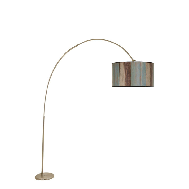 Cheleb 220cm Arched Floor Lamp, Chrome