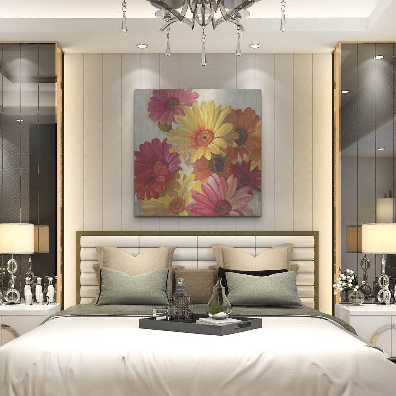 «Daisies For Spring» par Emma Styles, H 36 po x l 36 po