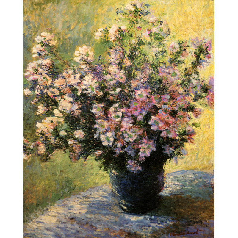 Vase de fleurs, H 45 po x l 36 po