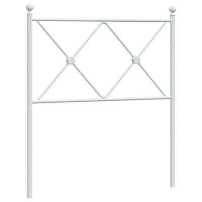 Metro Lane Metal Replace Headboard White 90Cm