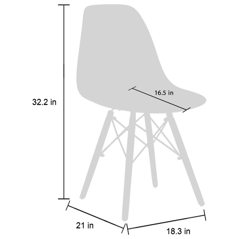 Chaise d'appoint blanche