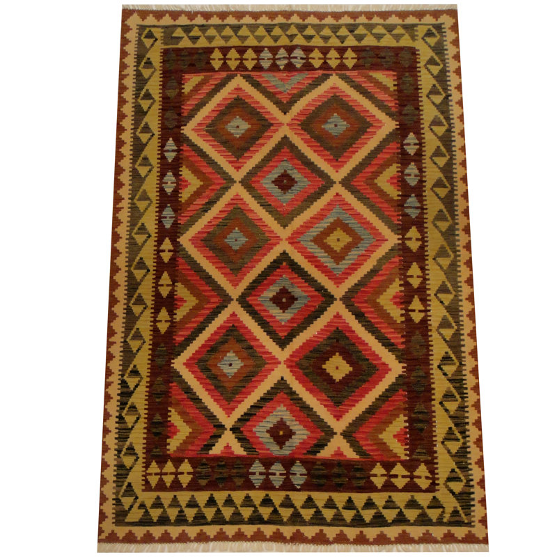 Azpeitia Wool Southwestern Indoor Rug