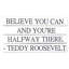 4 Piece Teddy Quotes Stack Decorative Book Set