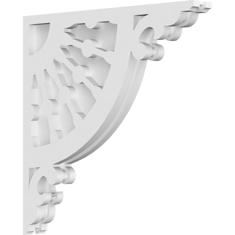 Corbeau en PVC de qualité architecturale, H 16 po x l 16 po x P 1,875po
