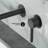 Ivy Single-Handle, Wall-Mount, Bathroom Faucet in Matte Black