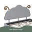 Upholstered Platform Bed With Sheep-Shaped Headboard-1375909071-1375909041